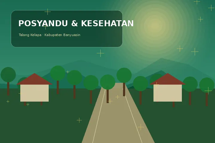 Ilustrasi Kesehatan dan Posyandu Desa Talang Buluh