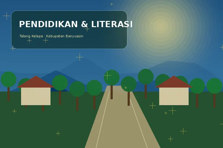 Ilustrasi Wisata & budaya pertanian Desa Talang Buluh